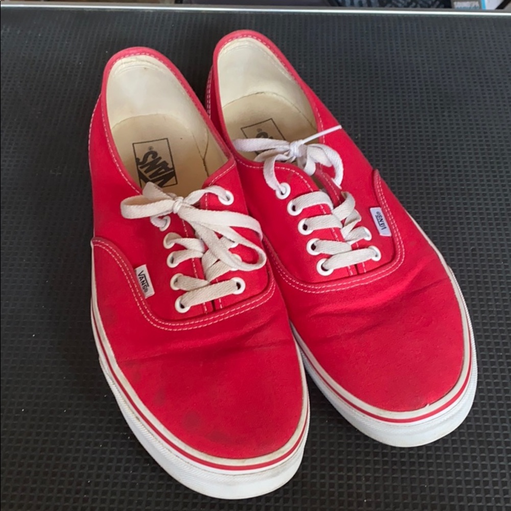Vans Authentic Red Size 11.5